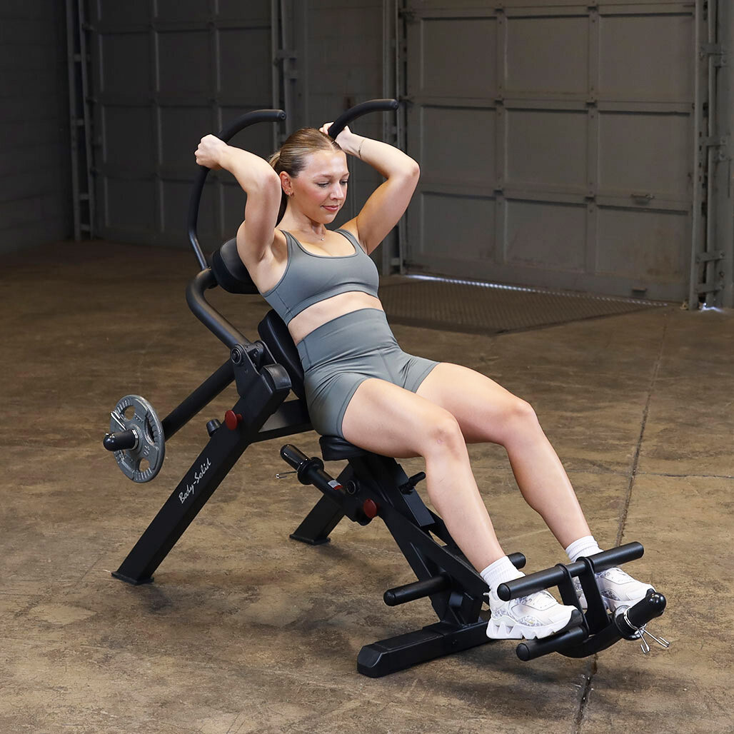 Body-Solid Semi-Recumbent Ab Bench GAB300B