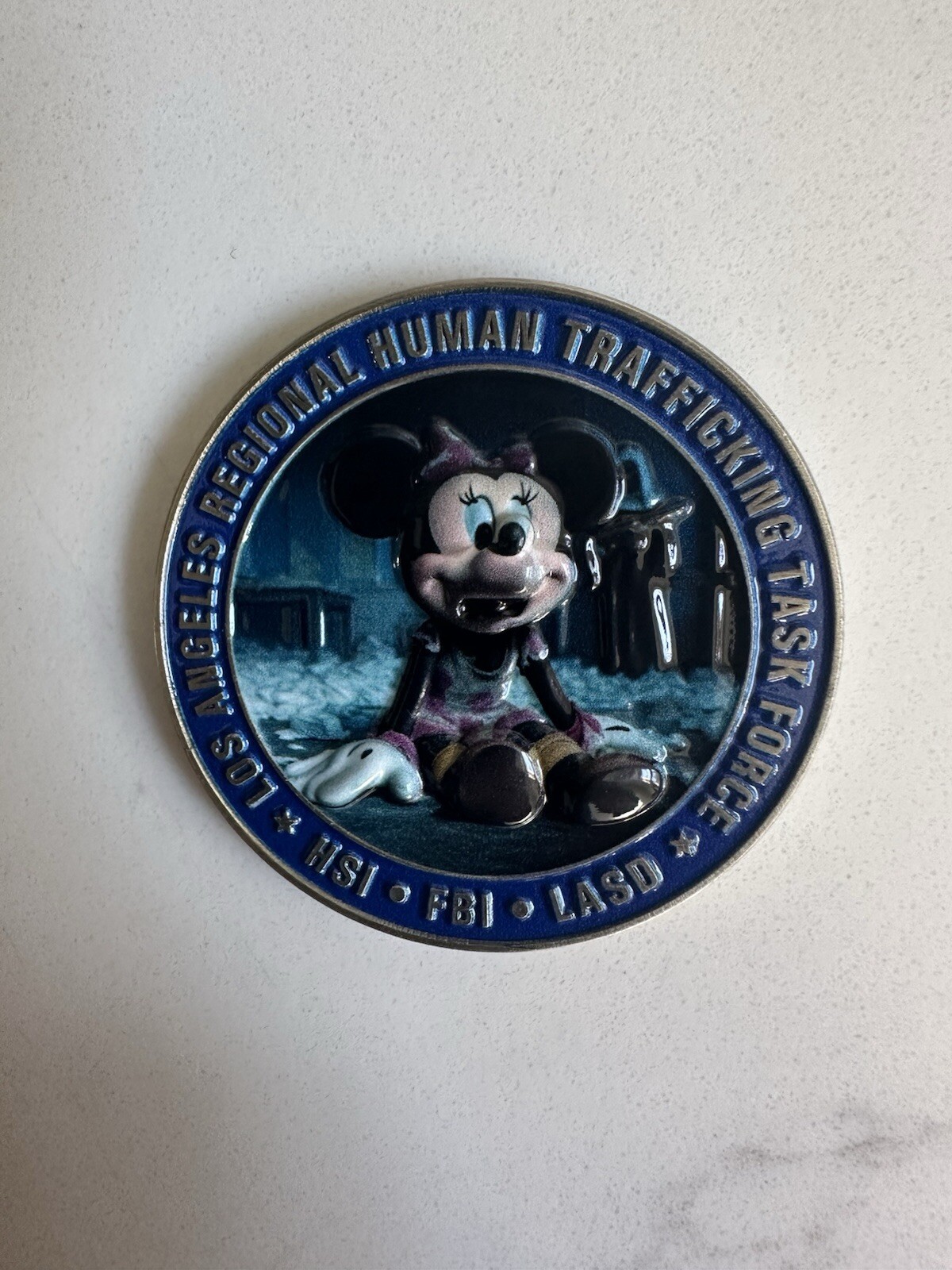 Los Angeles Regional Human Trafficking Task Force Challenge Coin