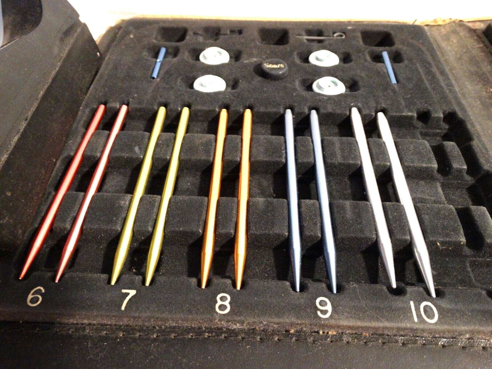 Vintage Sears Boye Needle Master Kit Circular Knitting Needle Kit Partial