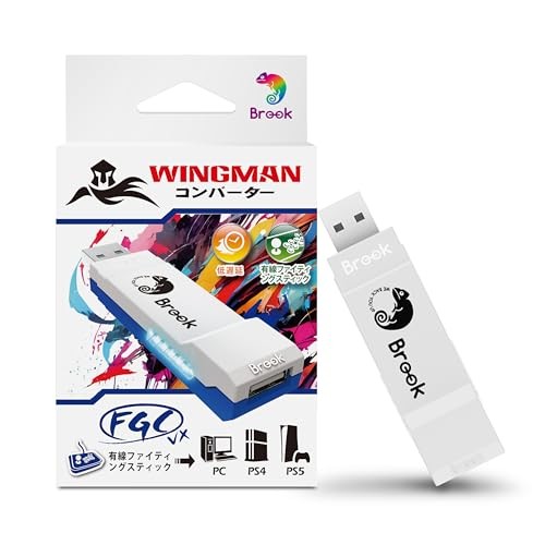 Brook Wingman FGC VX Arcade Controller Converter for PS5/PS4/PC Compatible with