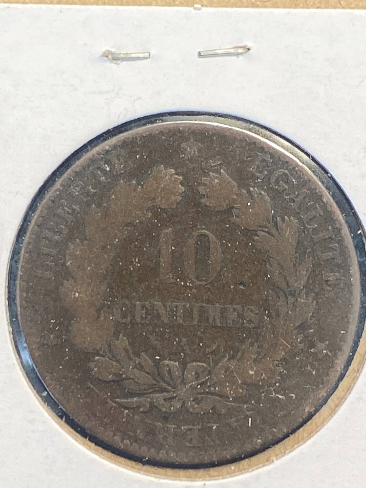 STORAGE UNIT FIND 1880 France 10 Centimes