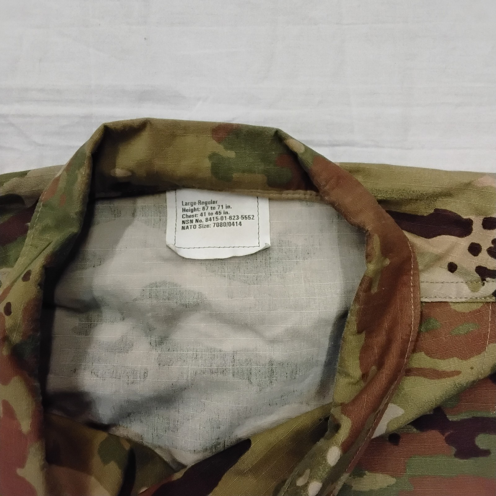 US Army OCP Combat Uniform Coat Top - Large Regular