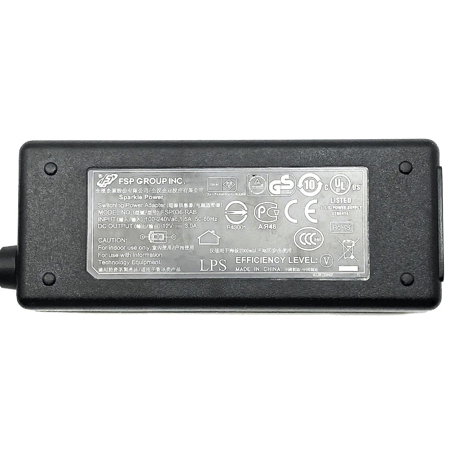 Original FSP AC Adapter for Fortinet FG-80F Network Security Firewall Appliance