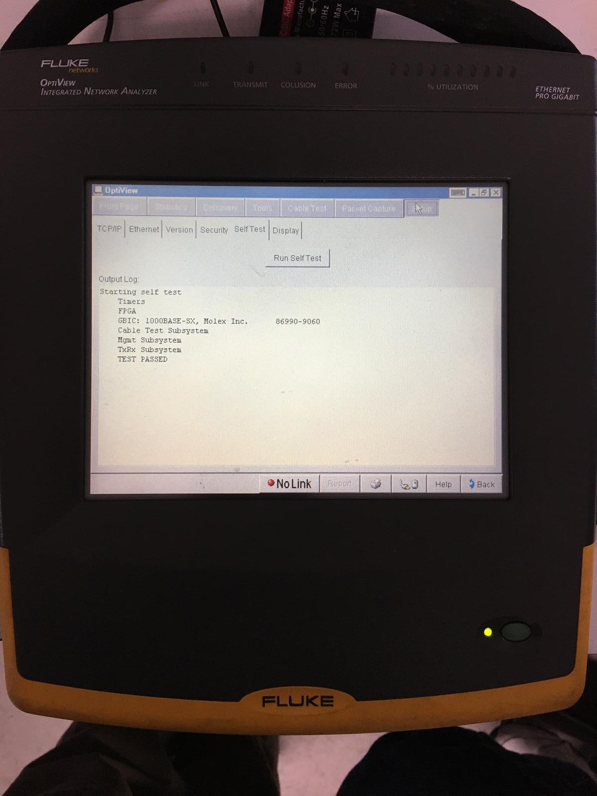 FLUKE OPTIVIEW SERIES III INTEGRATED NETWORK ANALYZER