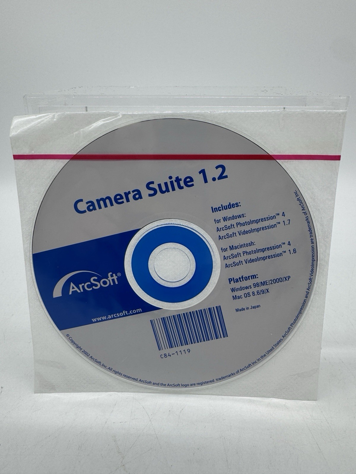 ArcSoft 2002 Camera Suite 1.2 CD-ROM Windows & Mac Photo Video Impression