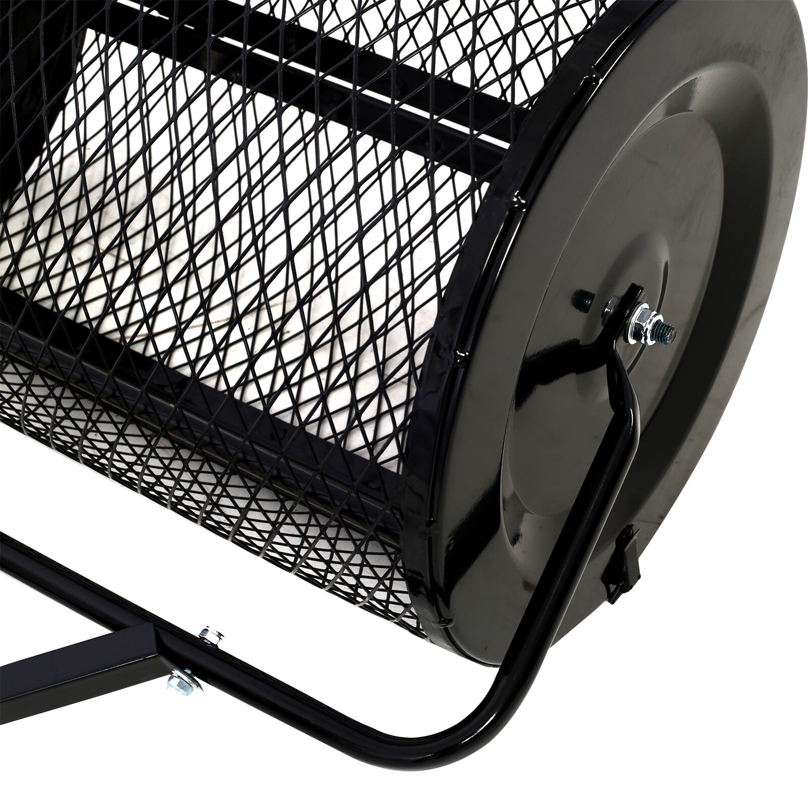 Compost Peat Moss Spreader 24inch Metal Mesh with T shaped Handle for Seeding