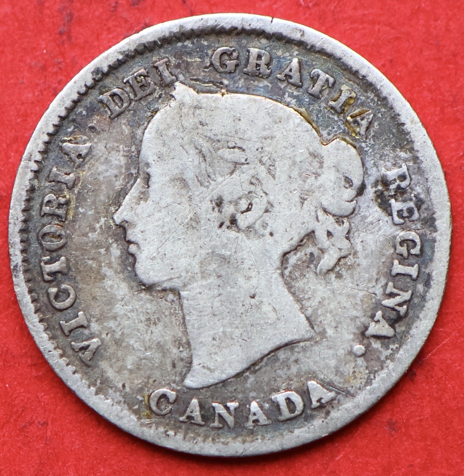 1889 Canada 5 Cents - Fine - Lot#12197