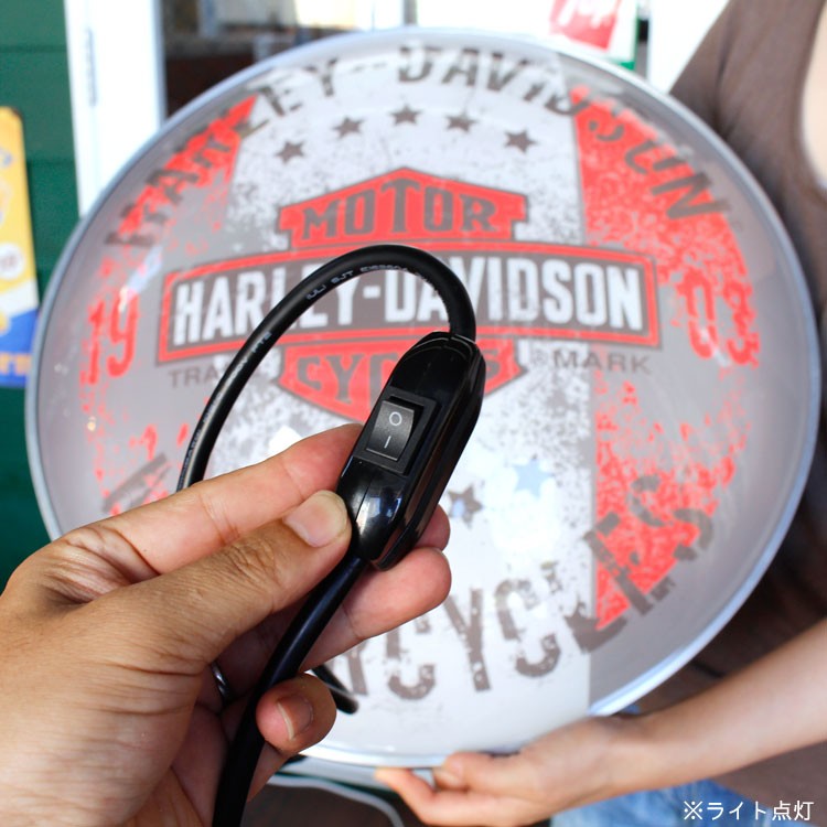 Harley-Davidson Motorcycle Dome Wall Pub Light HDL-15630