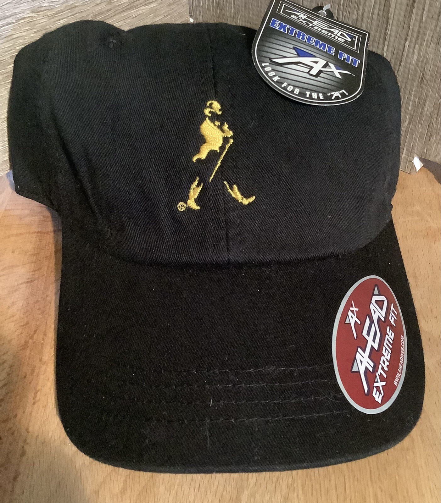 Johnnie Walker Srixon Golf Ahead Extreme Baseball Cap Black OSFM Adjustable NEW
