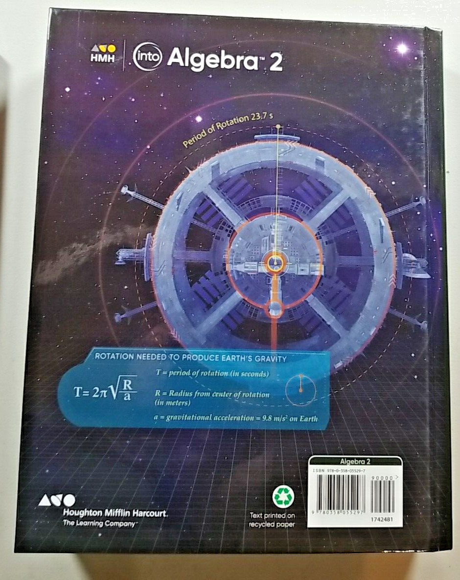 HMH Into Algebra 2 Student Edition Textbook Journal & Practice Workbook Set New