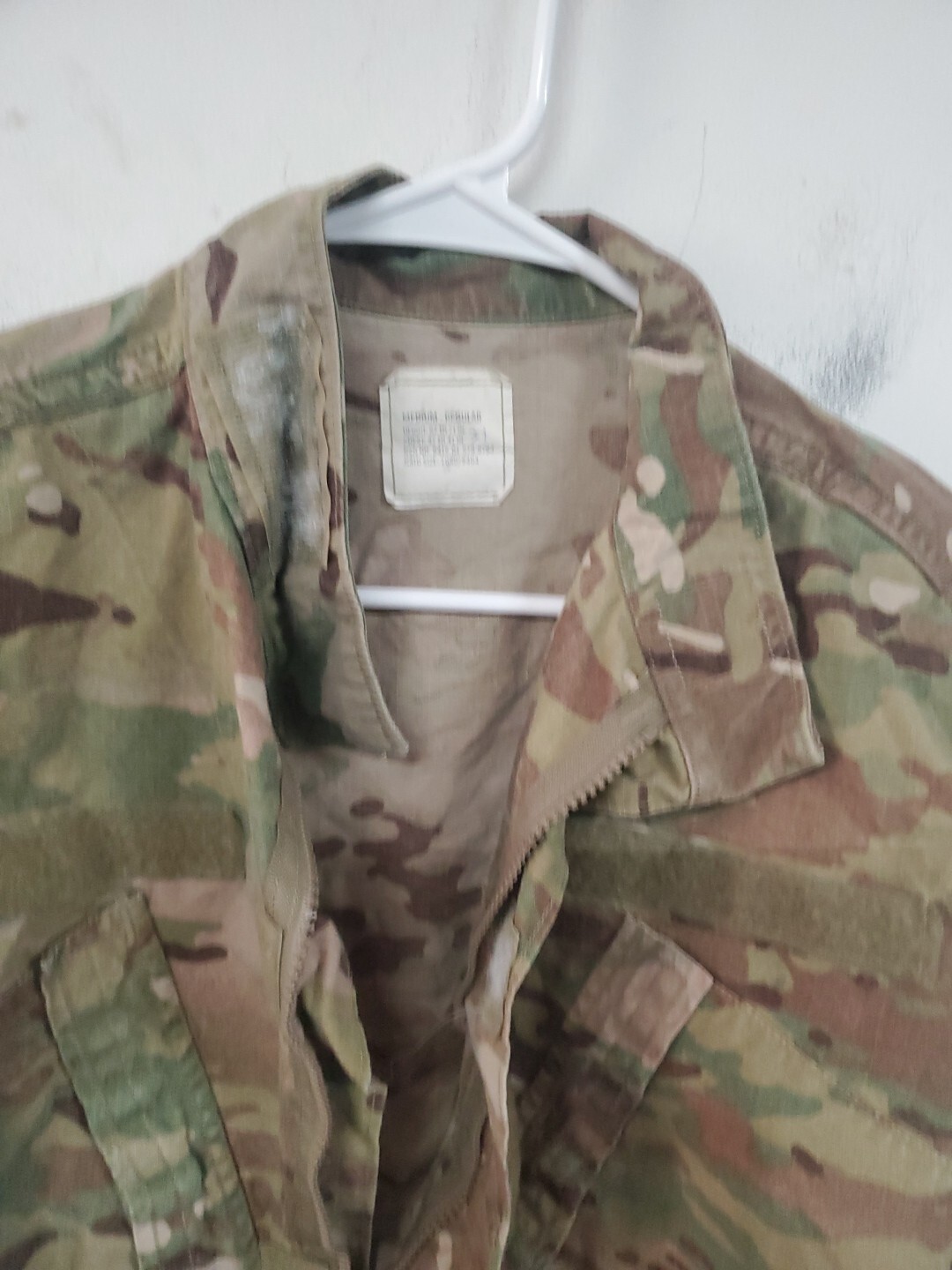 US ARMY ISSUE MULTICAM - FLAME RESISTANT medium REGULAR jacket top