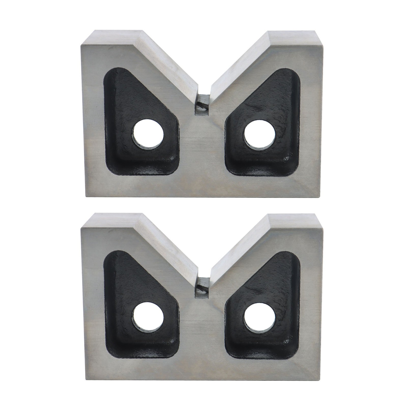 Cast Iron Pair Of 4inches x1-5/8inches x2-5/8inches 90° V-Blocks V-Block Ground
