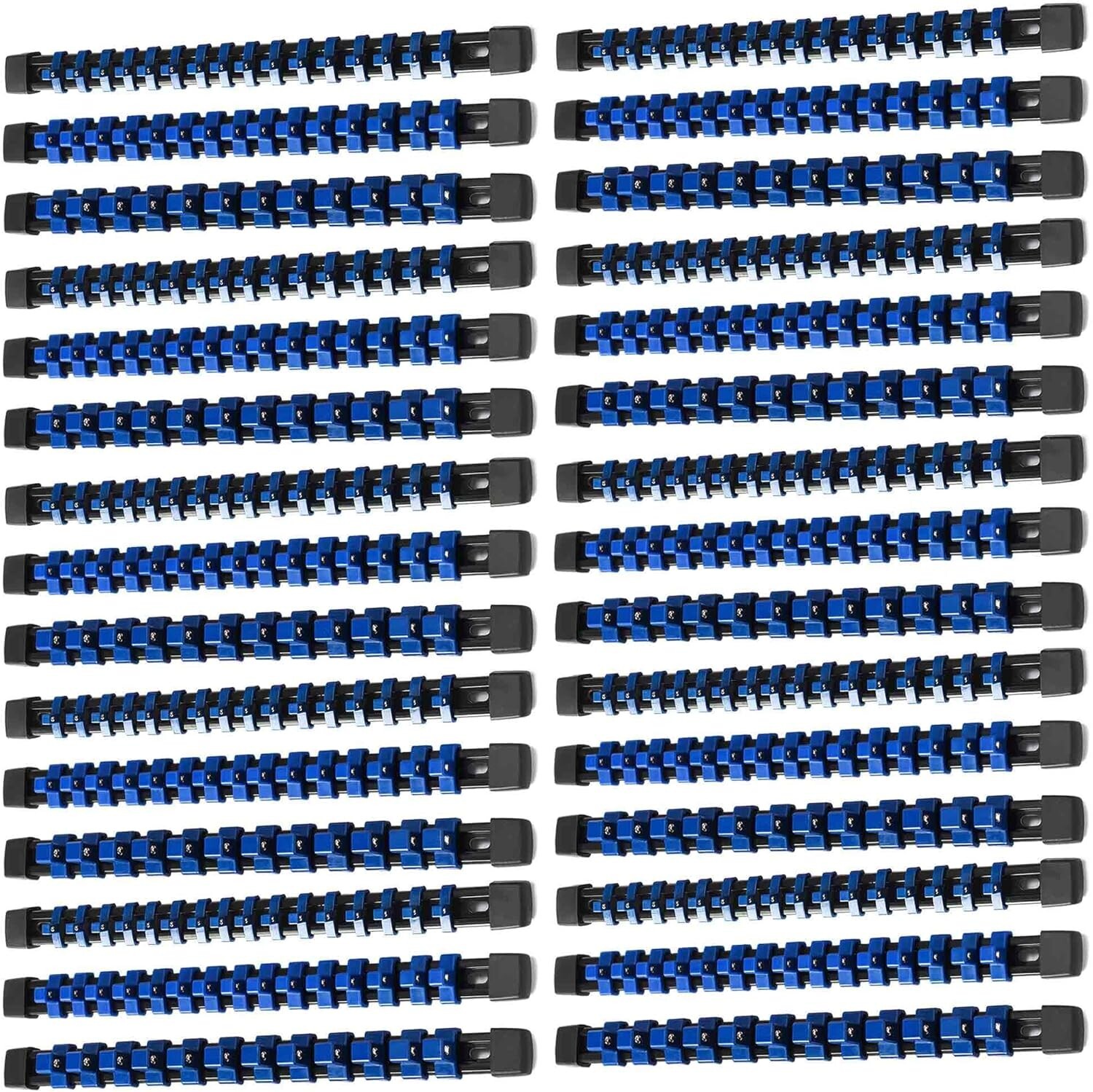 Space-Saving 30 PC Socket Organizer with Durable ABS Clips for Maximum Capacity