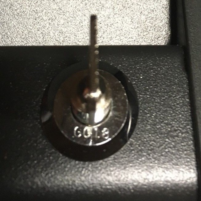 GC18 2 NEW KEYS Sentry Pistol Safe Code: GC18 Handgun Key Models QAP1E & QAP1BE