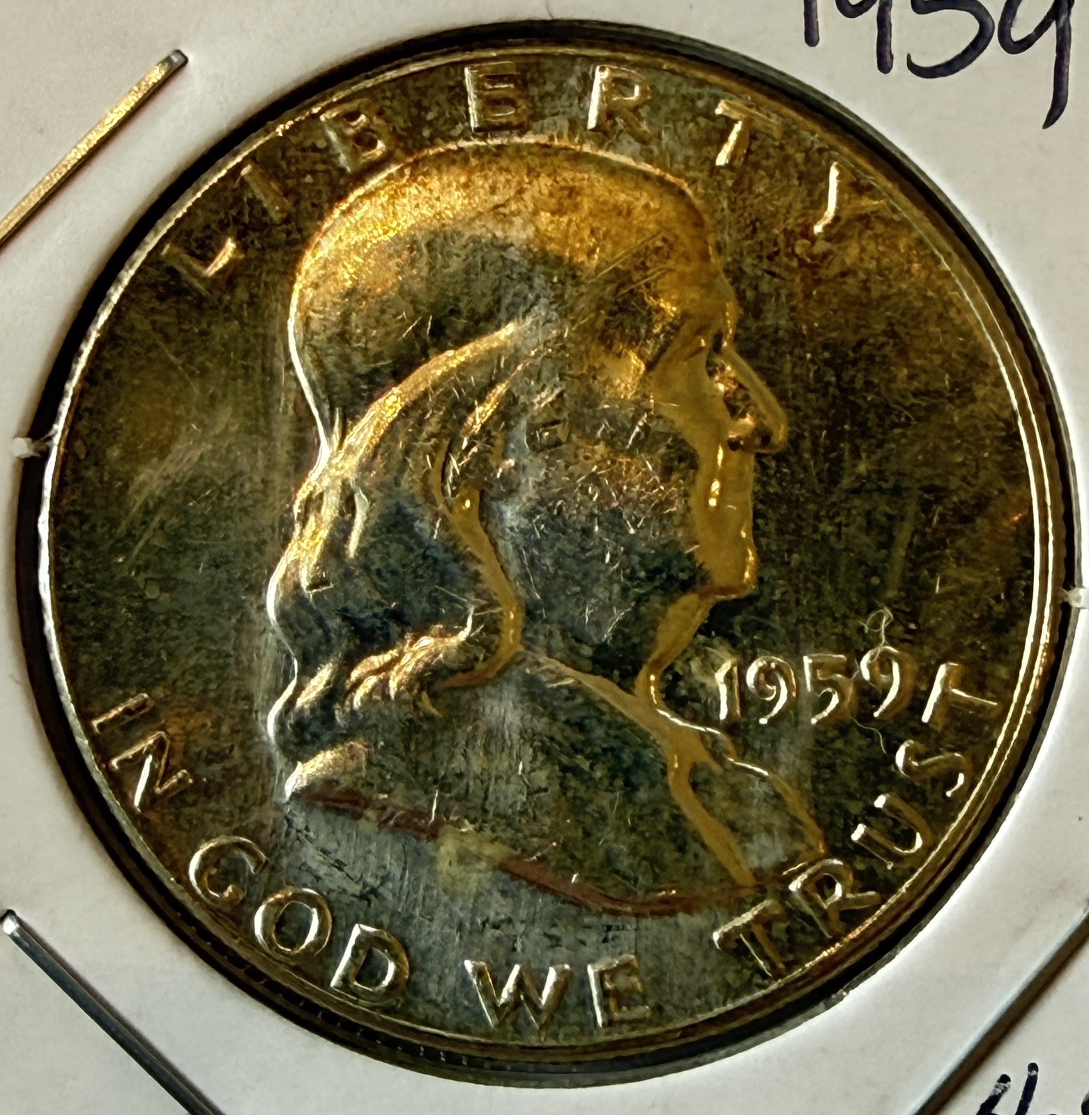 1959-P Franklin Half Dollar - 90% Silver - (4-5)