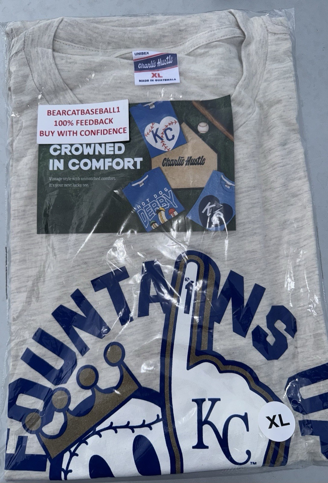 ⚡️SIZE XL ⚡️FOUNTAINS UP KANSAS CITY ROYALS BRING OUT BLUE T-SHIRT 7-25-25