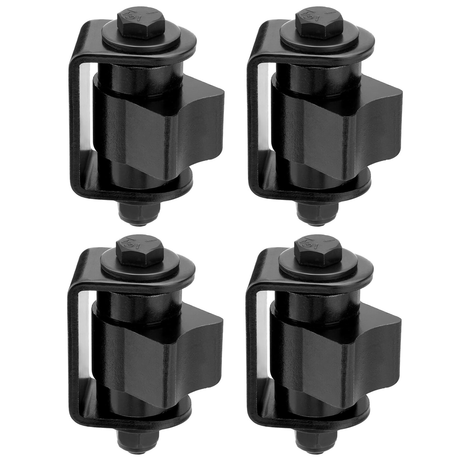 4 Weld On Hinges, Heavy Duty Gate Hinges with Two Sealed Bearings Up to 1100 lbs