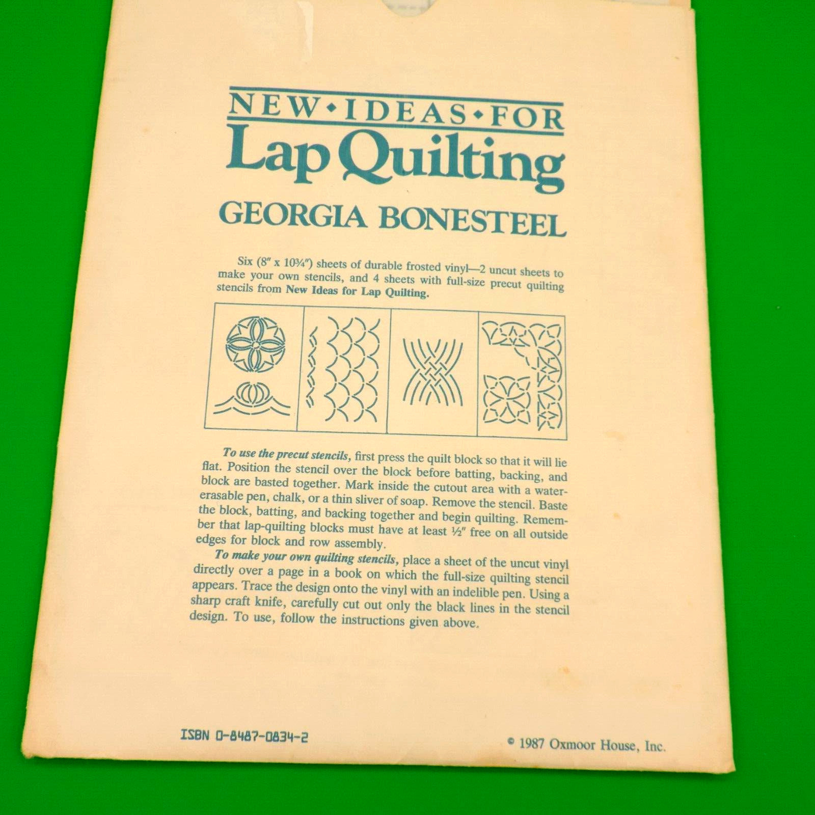 Lap Quilting by Georgia Bonesteel 1987 Not Complete Set