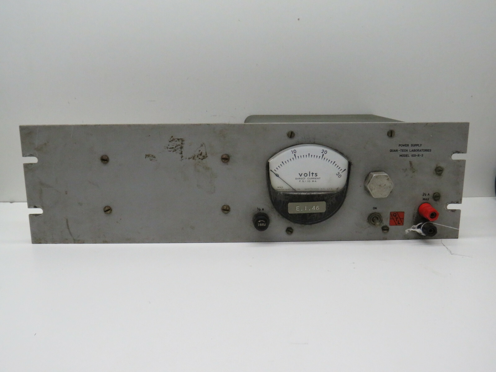 Quan-Tech Laboratories 103-R-2 Power Supply