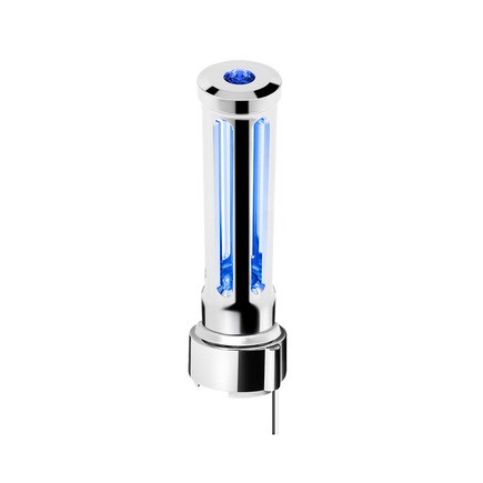 United Pacific 71136 Gear Shift Knob Sonoma Style, Blue, Chrome Finish, Thread O