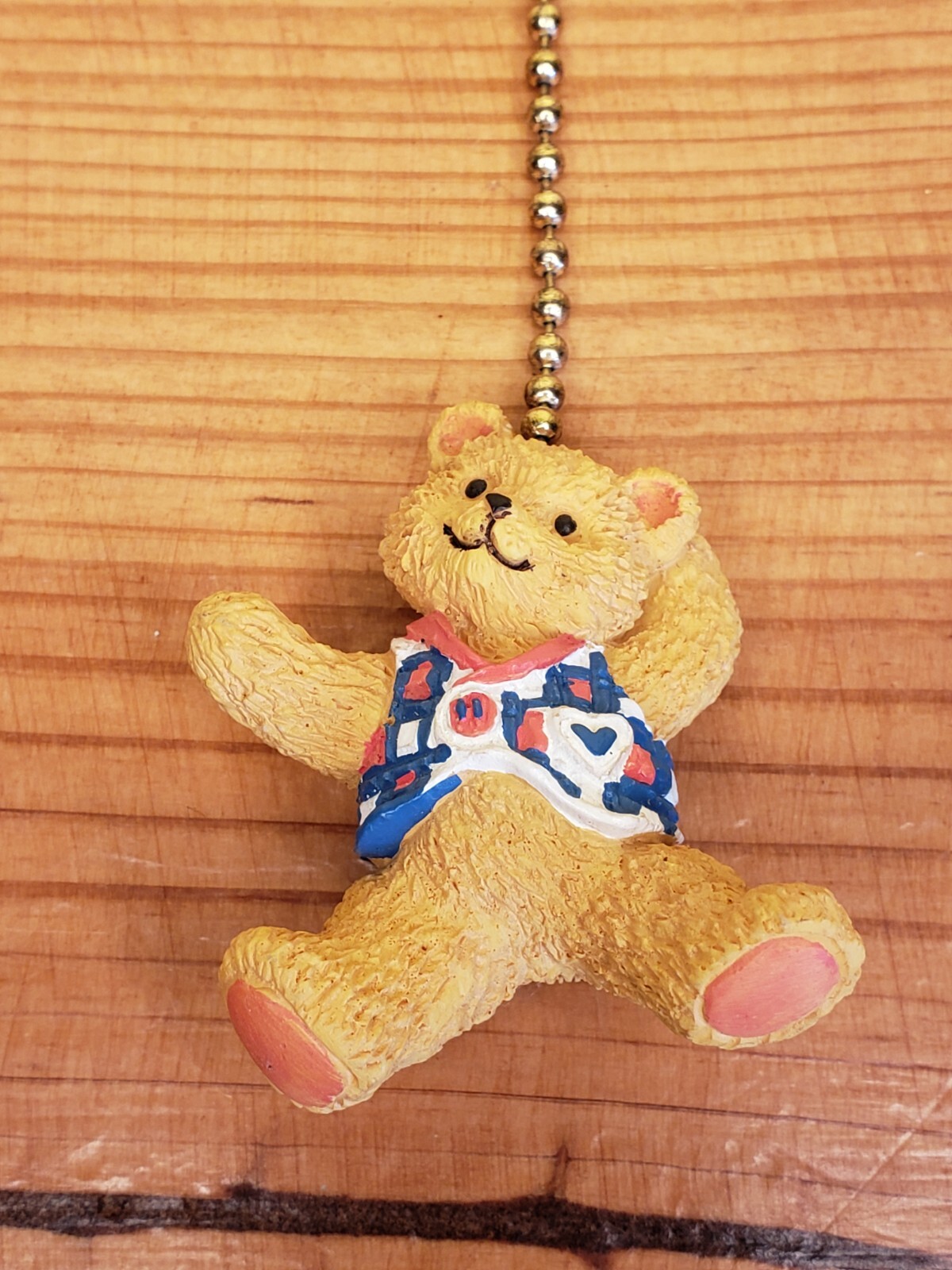 Brown Teddy Bear Dimensional Decorative Ceiling Fan Light Dimensional Pull