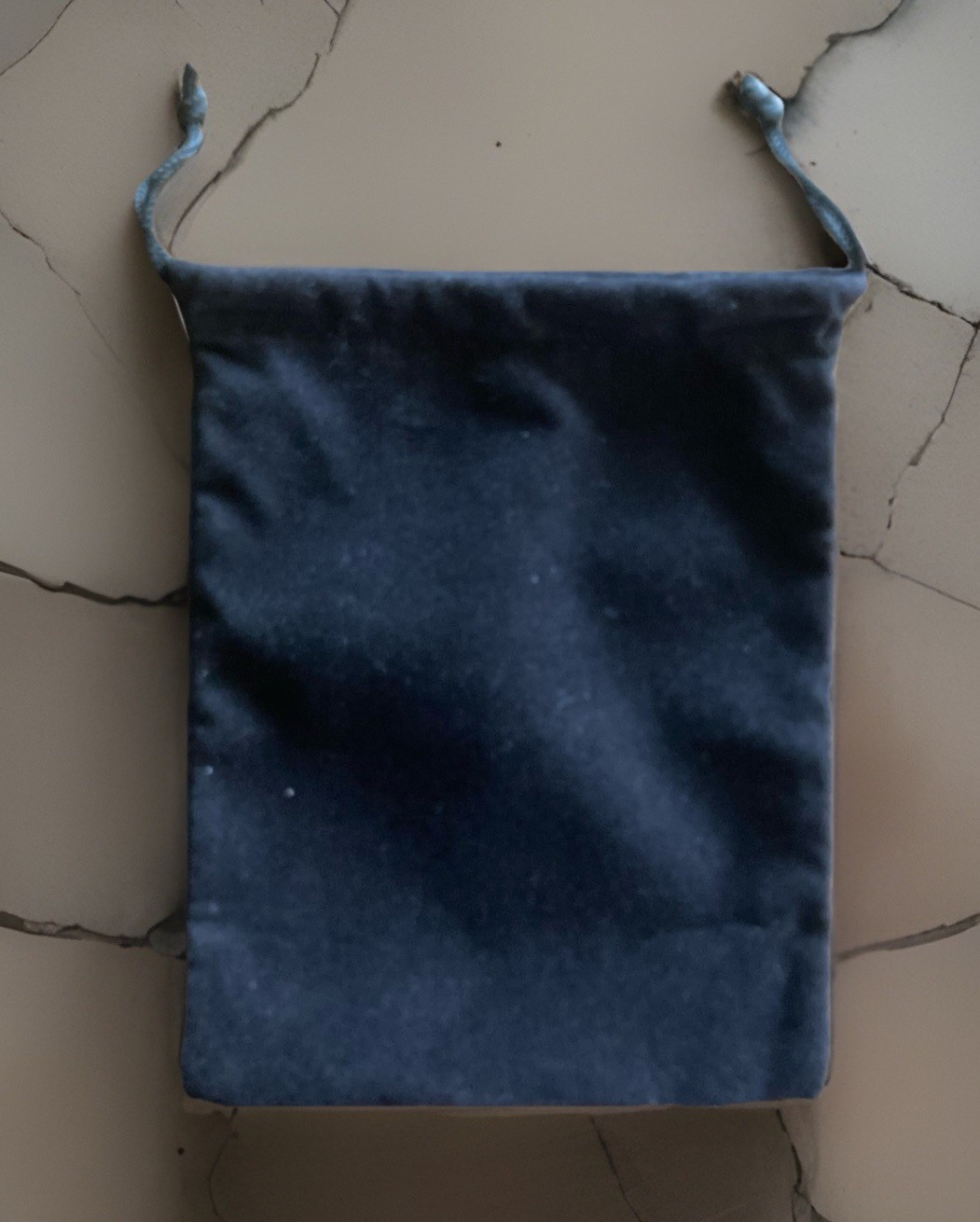 Solid Black Velvet Gaming Dice Bag for D&D & roleplaying games 5.5” X 4.5”