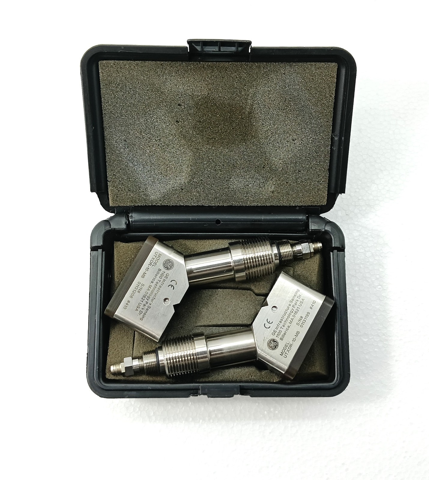 GE PANAMETRICS UTXDR ULTRASONIC FLOW TRANSDUCER UTXDR-10-MB SET OF 2