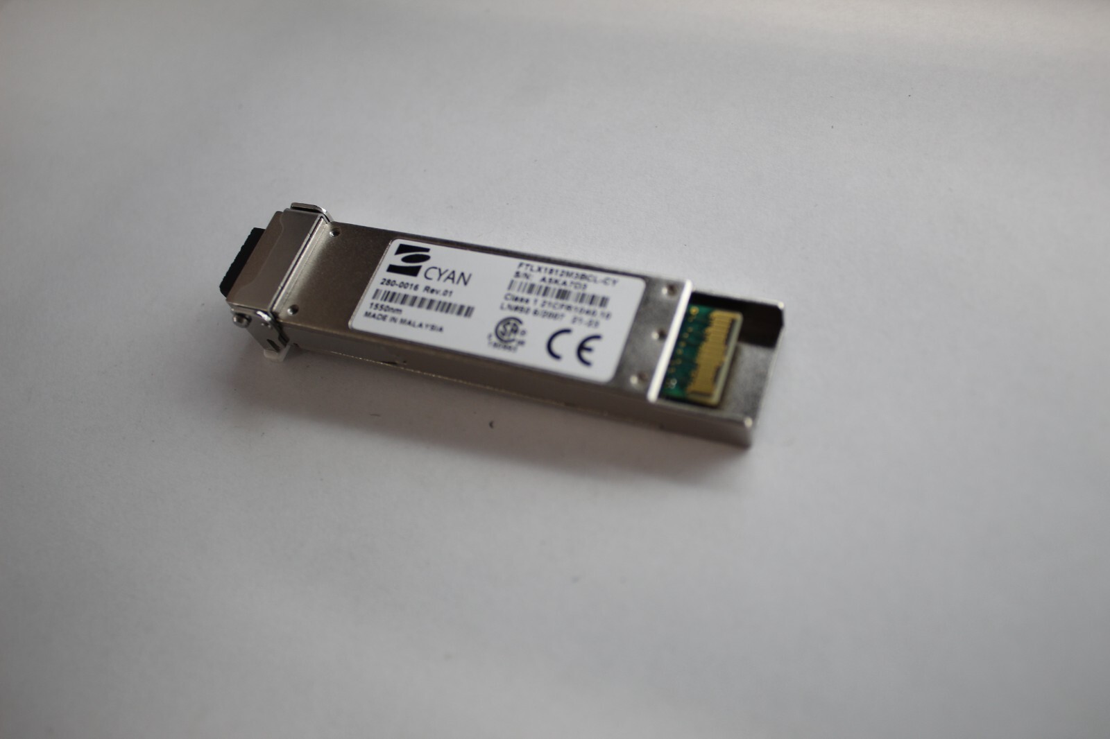 CYAN FTLX1812M3BCL-CY 280-0016 Rev.01 1550nm XFP 10G LR Optical Transceiver