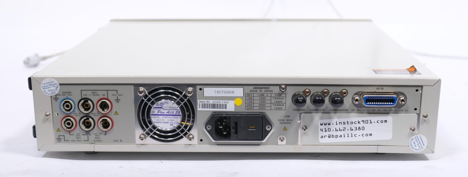 ADVANTEST R6581T 8.5 Digit Digital Multimeter