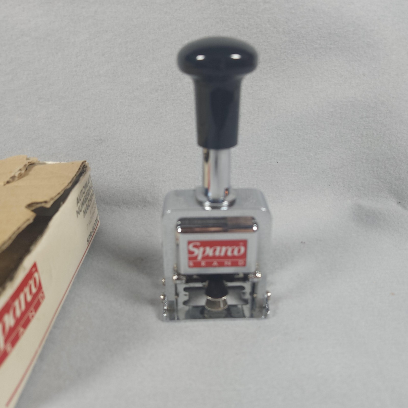 Sparco Automatic Numbering Machine 6 Wheel 7 Movement SPR-80067 Stamp Metal
