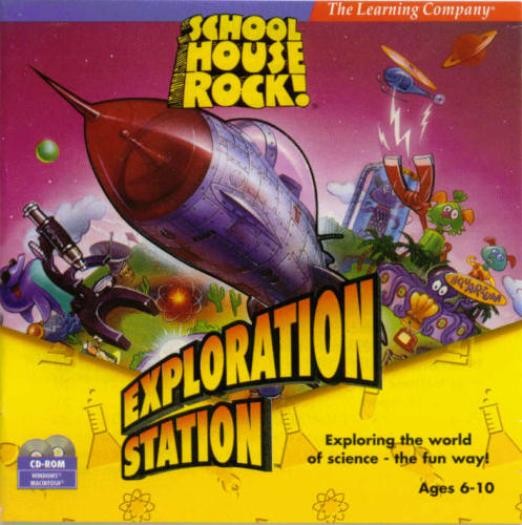 Schoolhouse Rock Exploration Station PC MAC CD learn electricity science kids!