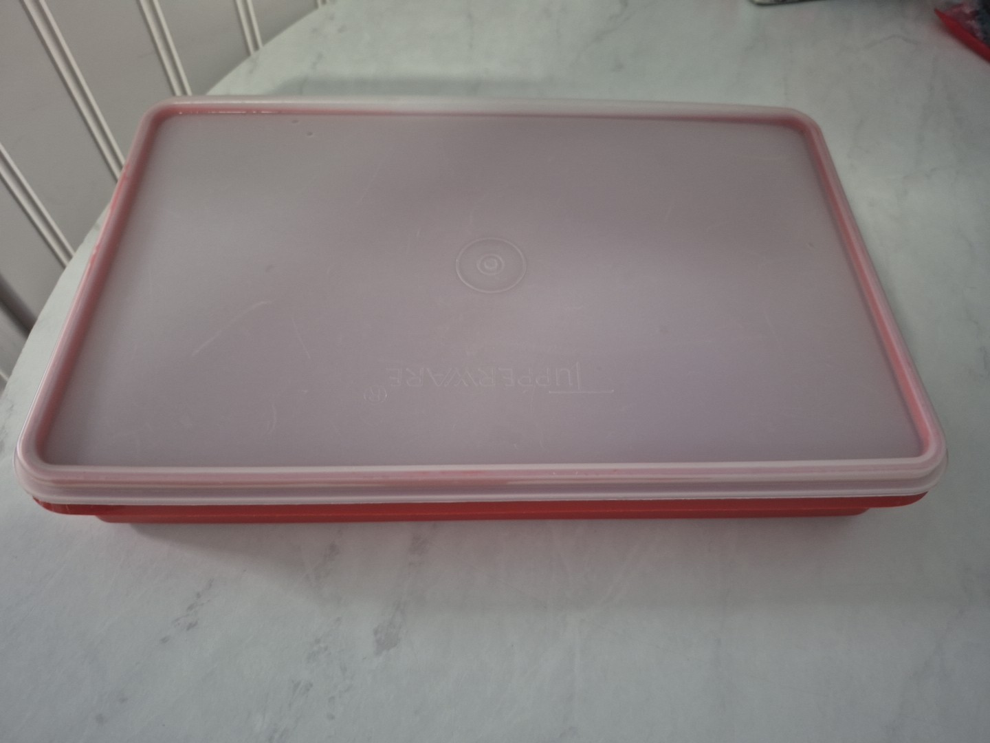 Tupperware/Food Storage Container/Paprika Red/SEE DESCRIPTION