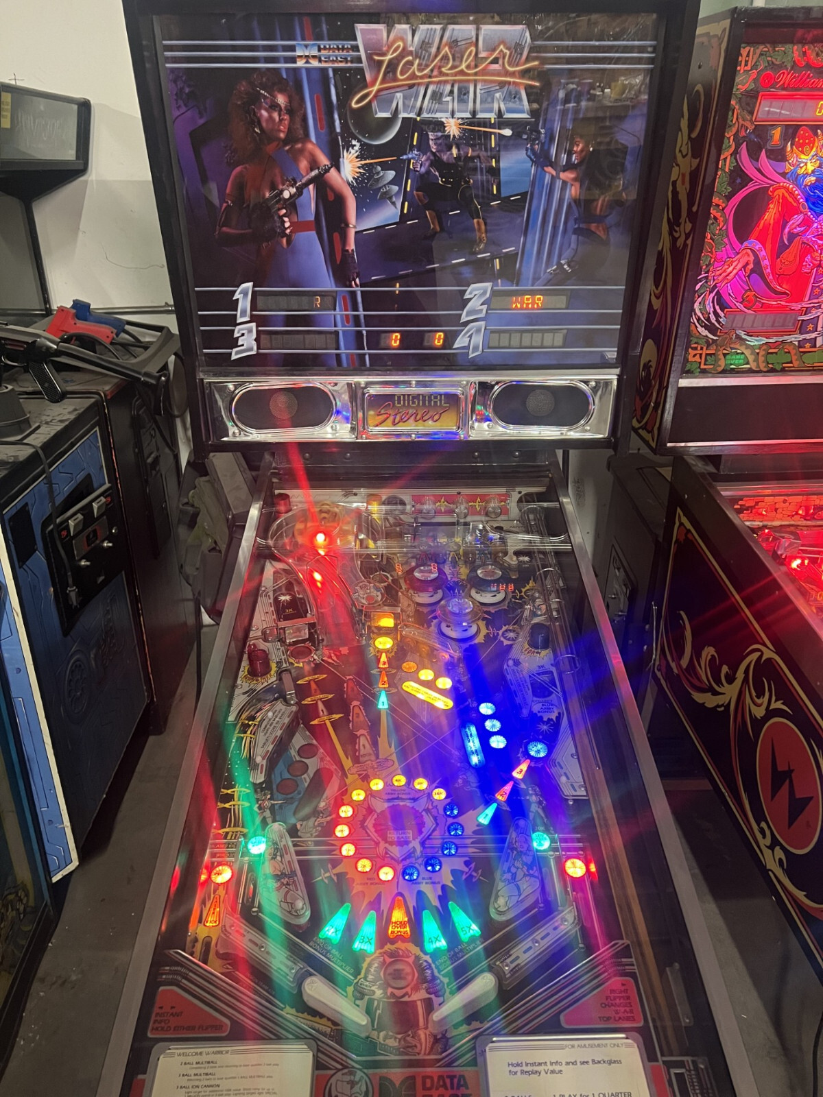 LASER WARS Complete LED Lighting Kit custom SUPER BRIGHT PINBALL LED KIT