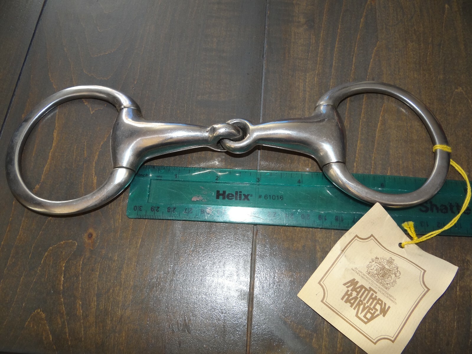 4 1/2" Stainless Steel Eggbutt Snaffle bit Matthew Harvey & Co Ltd