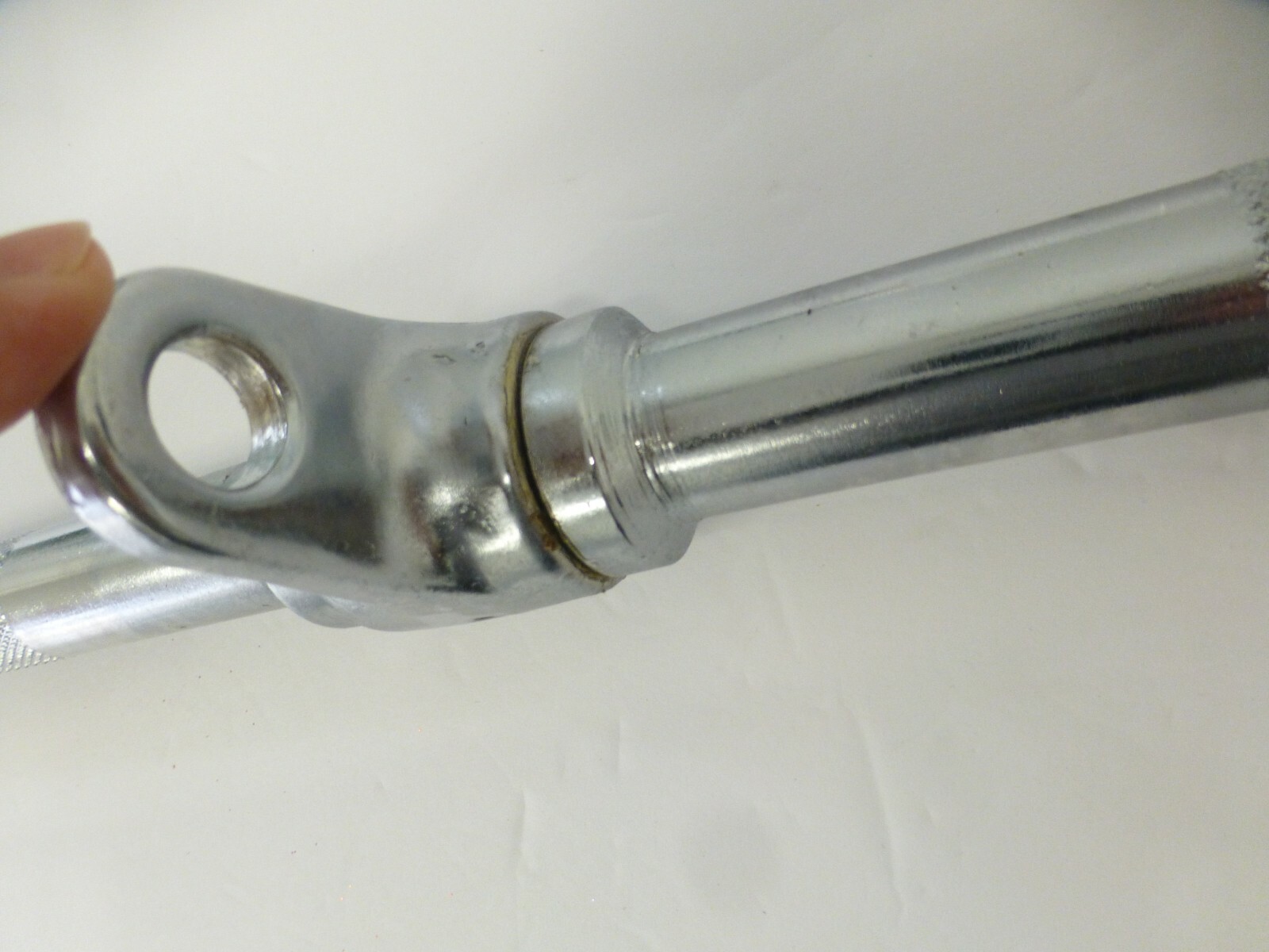 SINGLE Silver Pull Down Bar Triceps Clip Bicep Trainer Triceps Gym Rod Tension