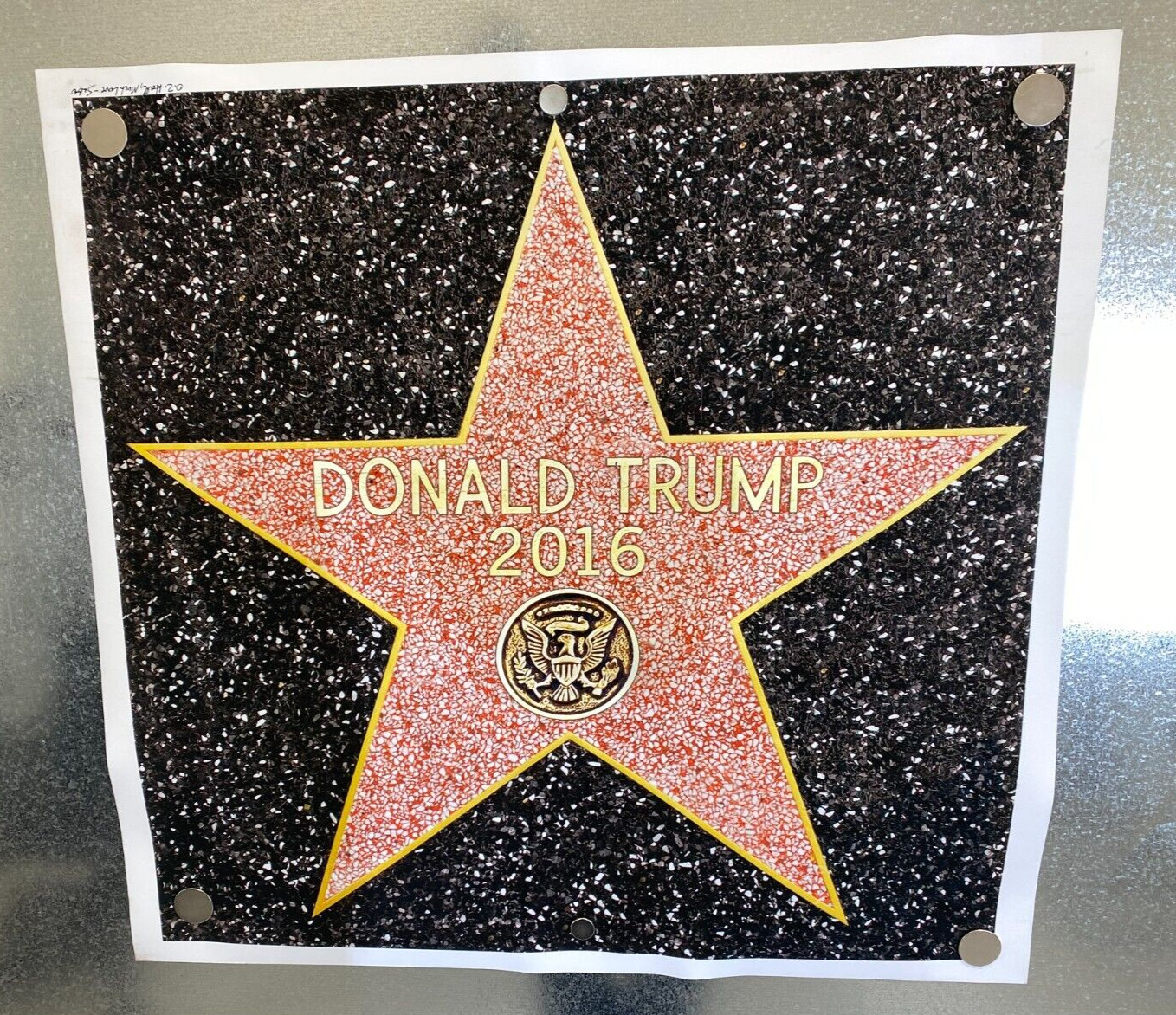 President Donald Trump Walk of Fame 2016 Poster Print Graffiti Street Art SABO