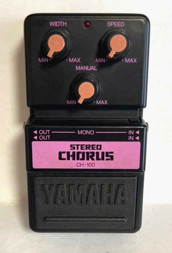 [Near mint] Yamaha CH-100 Stereo Chorus Guitar Effect Pedal Free Ship From Japan