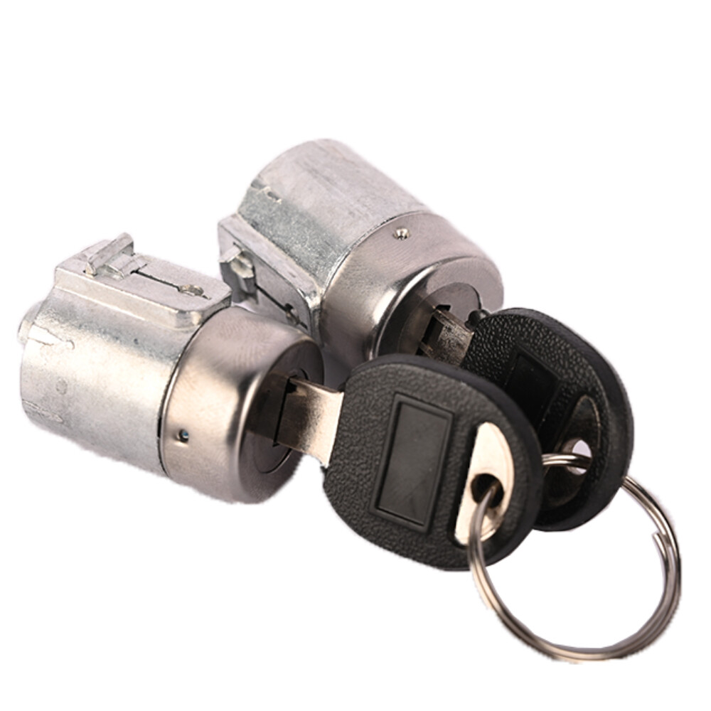 Pair Set Door Lock Cylinder Kit with Keys for GMC Chevy C1500 K1500 Tahoe Yukon