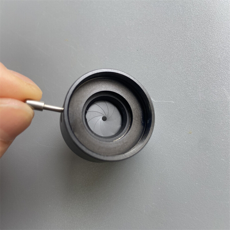 1PC Adjustable Aperture 1-12mm Iris Diaphragm C to CS Camera Lens Adapter Ring
