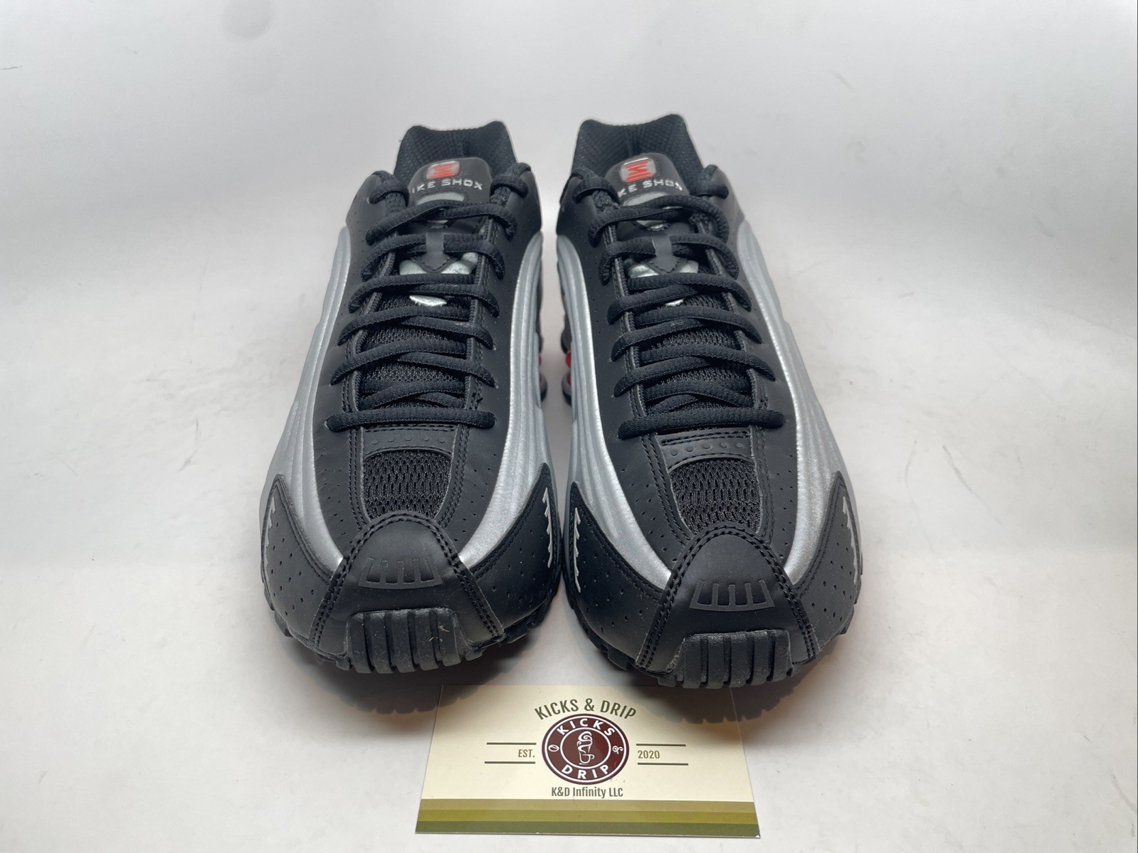 Size 9.5 - Nike Shox R4 OG ‘Orange Twist’ Metallic Silver HQ1988-002 NEW!