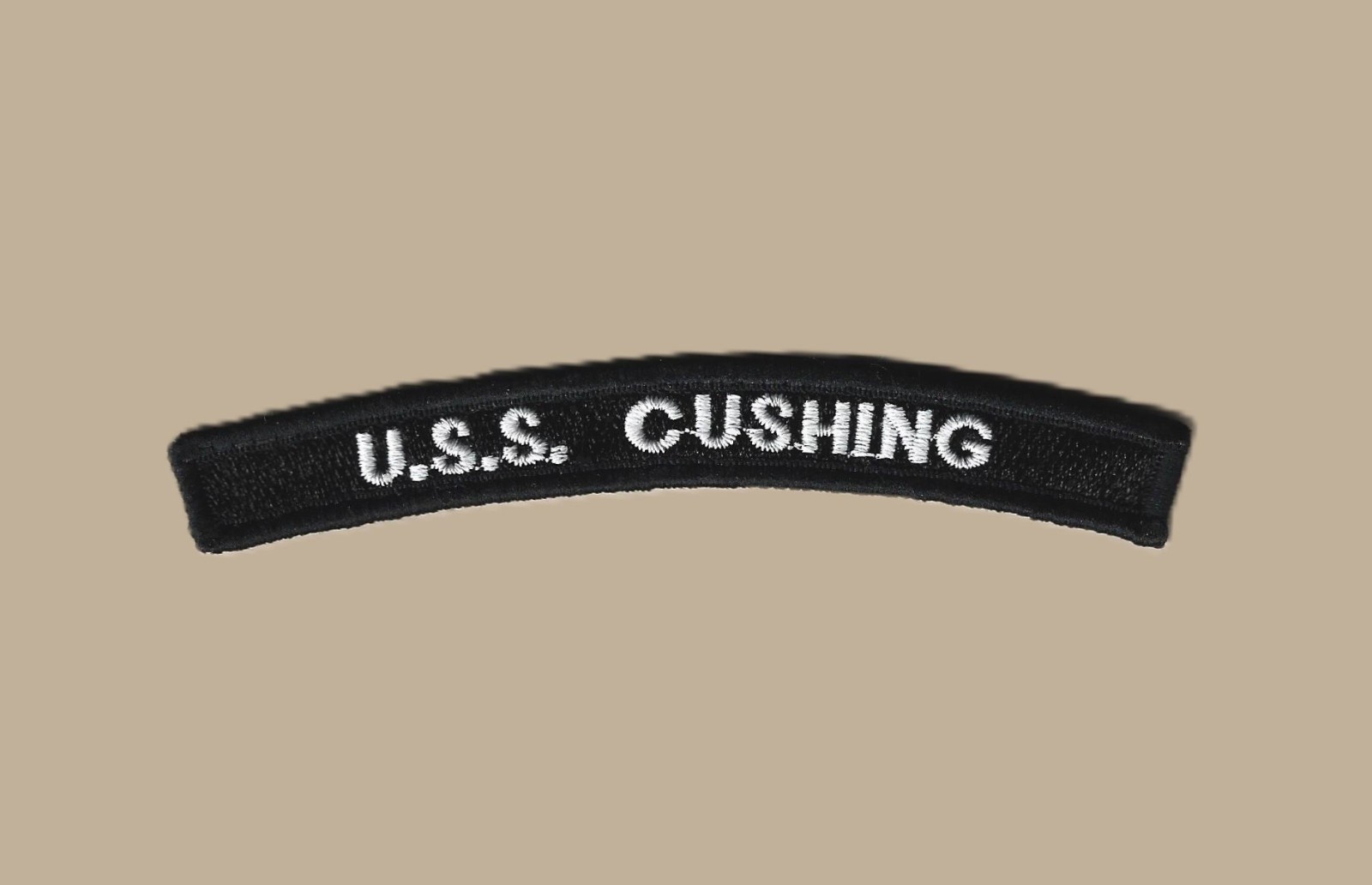 US Navy DD-985 USS Cushing Destroyer 1979-2005 UIM Shoulder Rocker Tab (02)