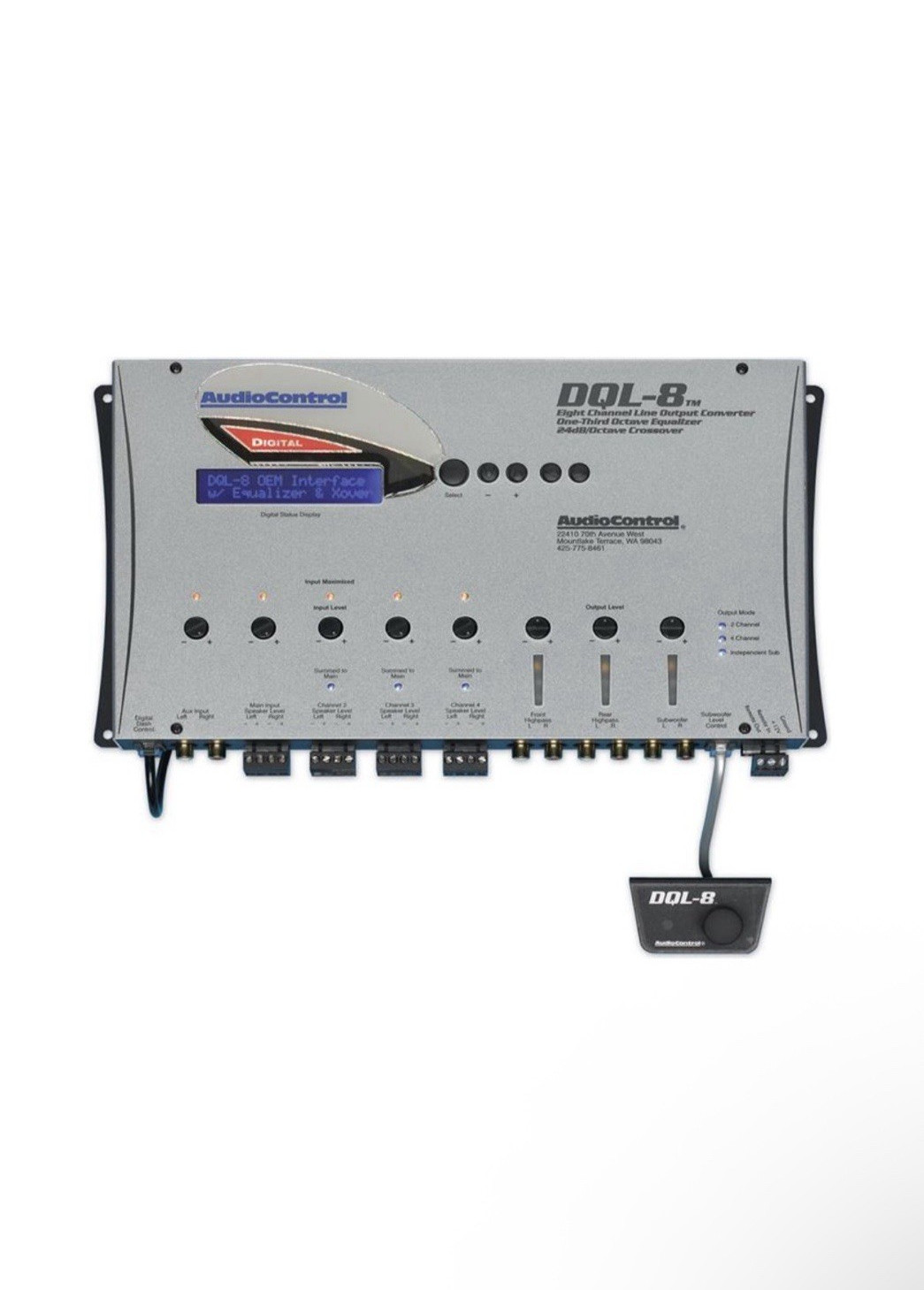 Audiocontrol DQL-8 Auto Digital Signal Porcessor DSP 8 channel