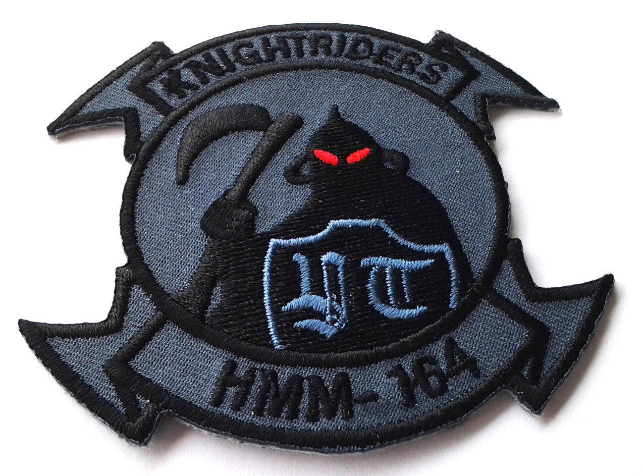 KNIGHTRIDERS HMM-164 (3-5/16") US MARINE Military Patch PM5308 EE