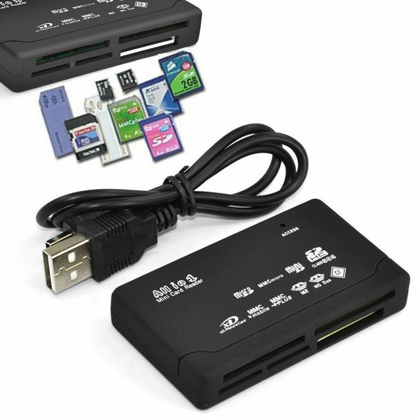 USB 2.0 card adapter card reader card reader SD TF CF XD MS card reader New
