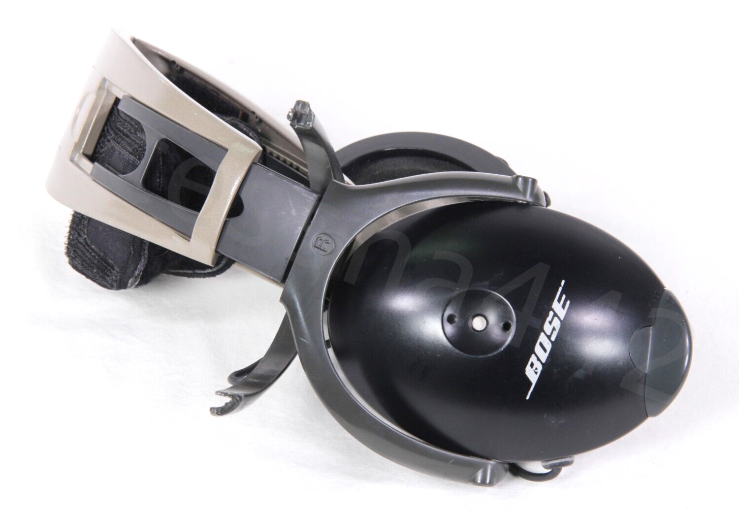 BOSE Aviation Headset FOR PARTS UNTESTED No Seals Pads As Is - Broken Left Yoke