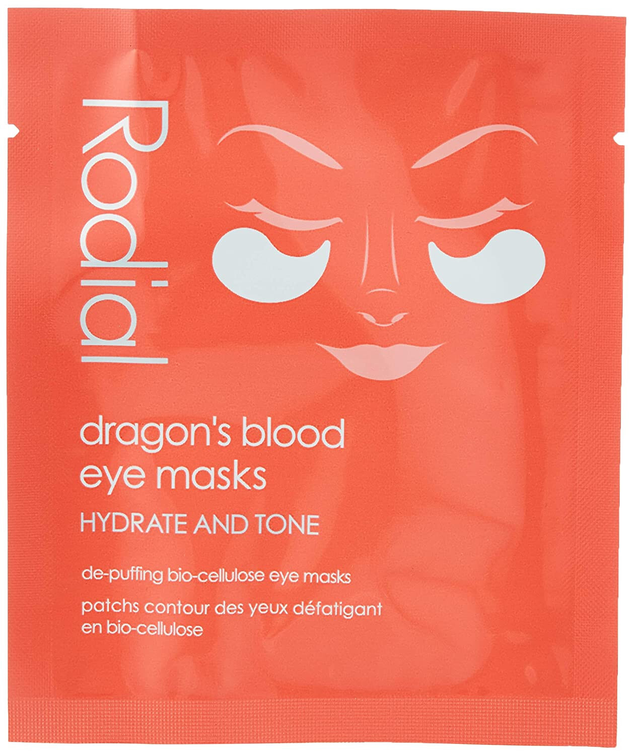 Rodial Dragon's Blood Eye Masks, 8 Count 1.4 Ounce