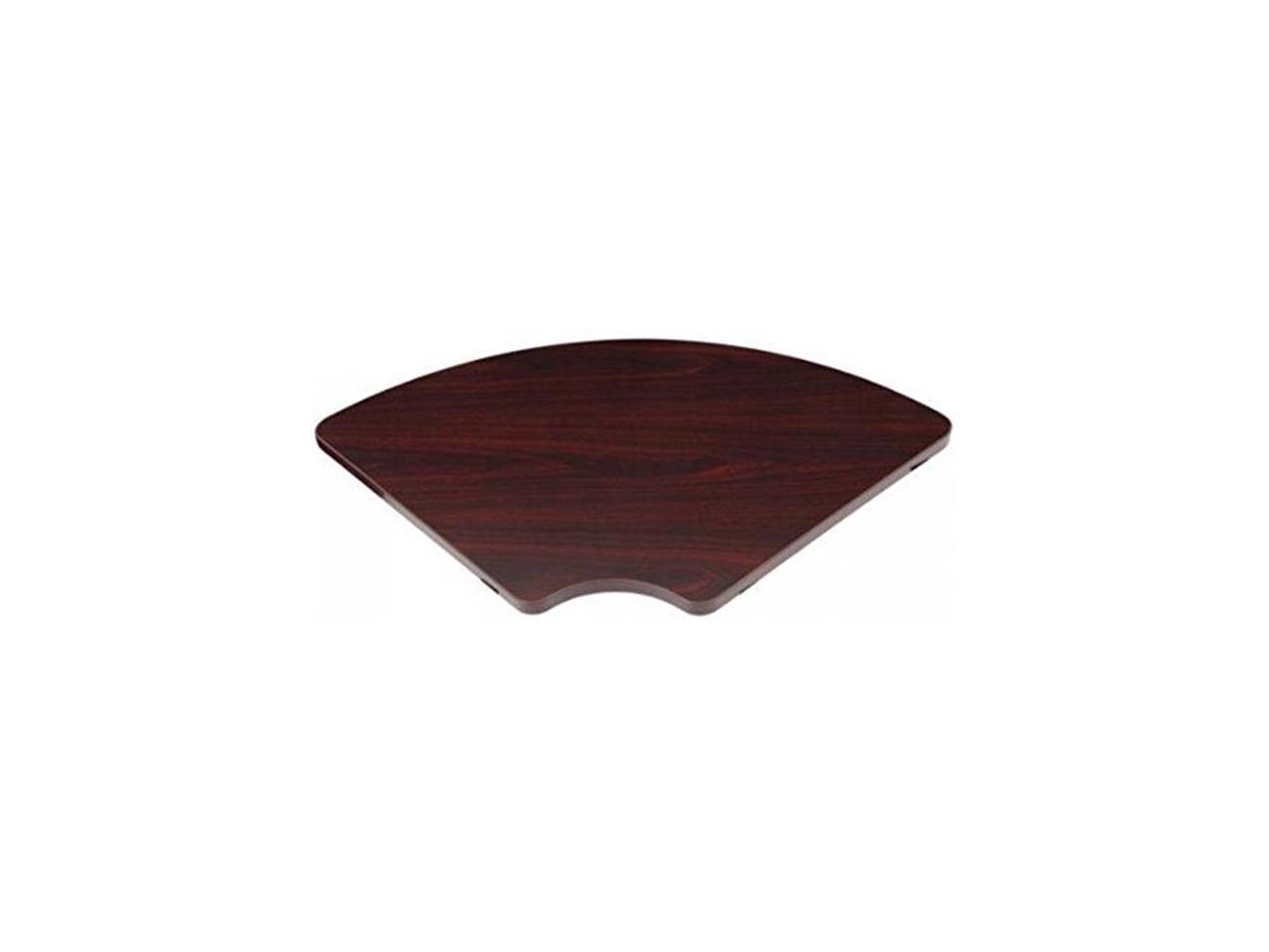 Boss N6CT-M Corner Table, 36" x 19.5" x 1", Wood - Mahogany