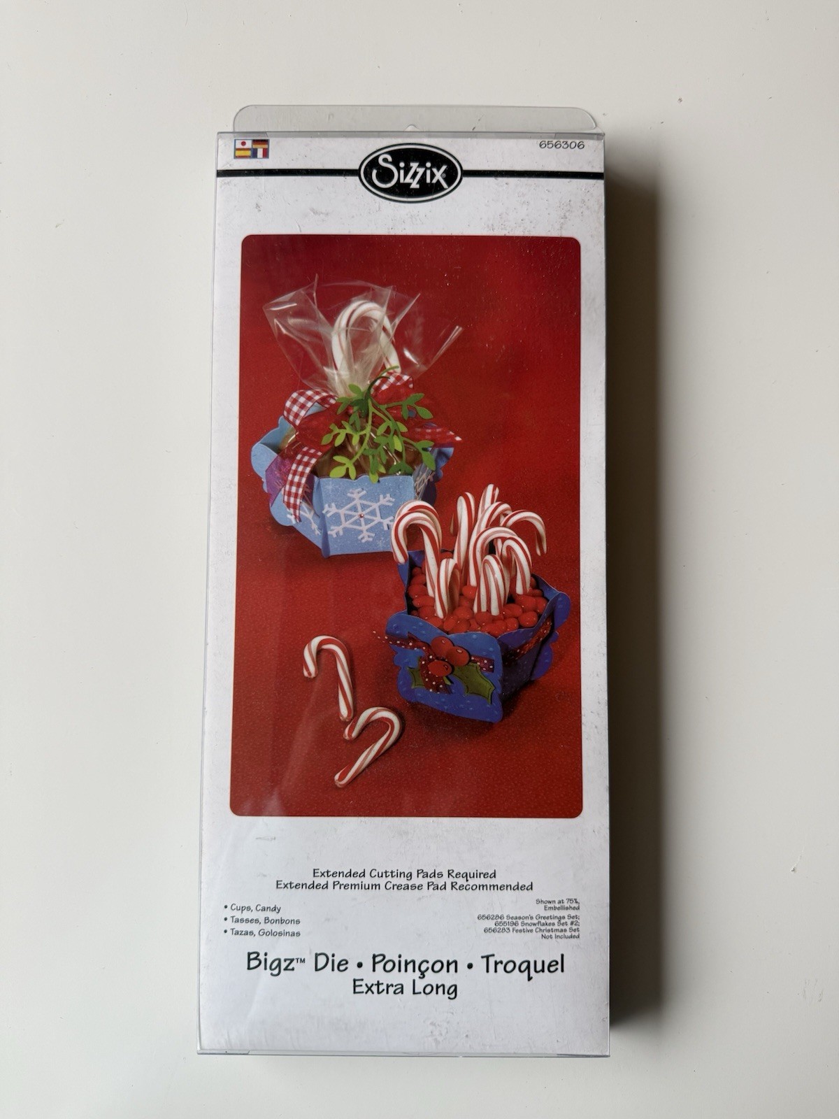 Sizzix Bigz Die Cups Candy XL Extra Long 656306