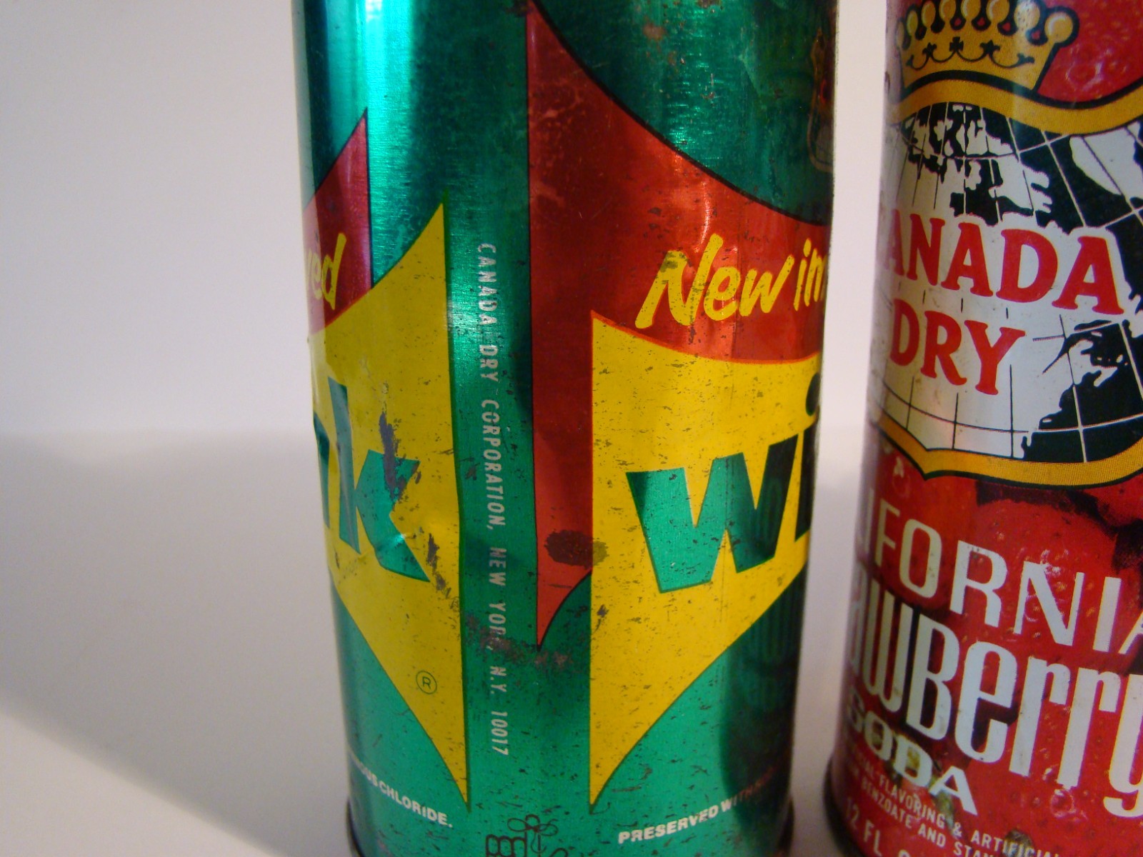 Canada Dry Cans Lot Of 4 Different