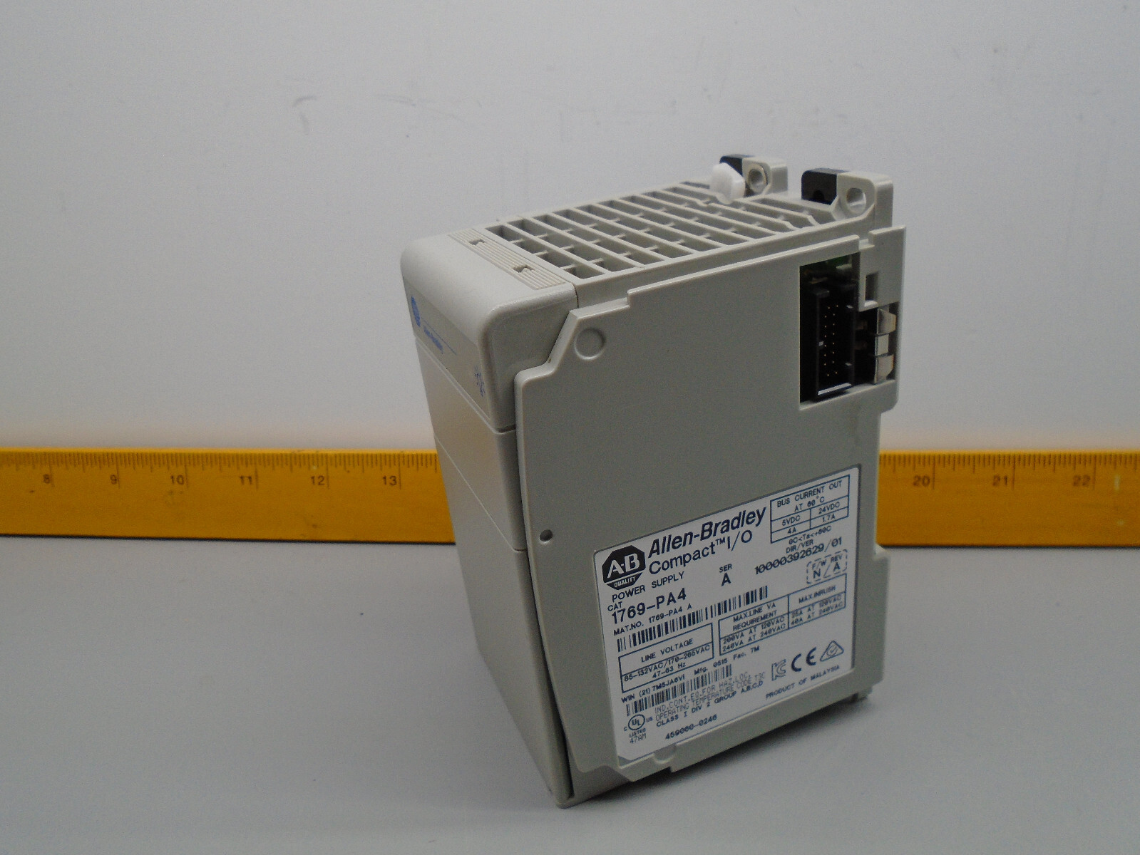 1769-PA4 Allen Bradley Micrologix Compact I/O Power Supply 1769PA4 N241
